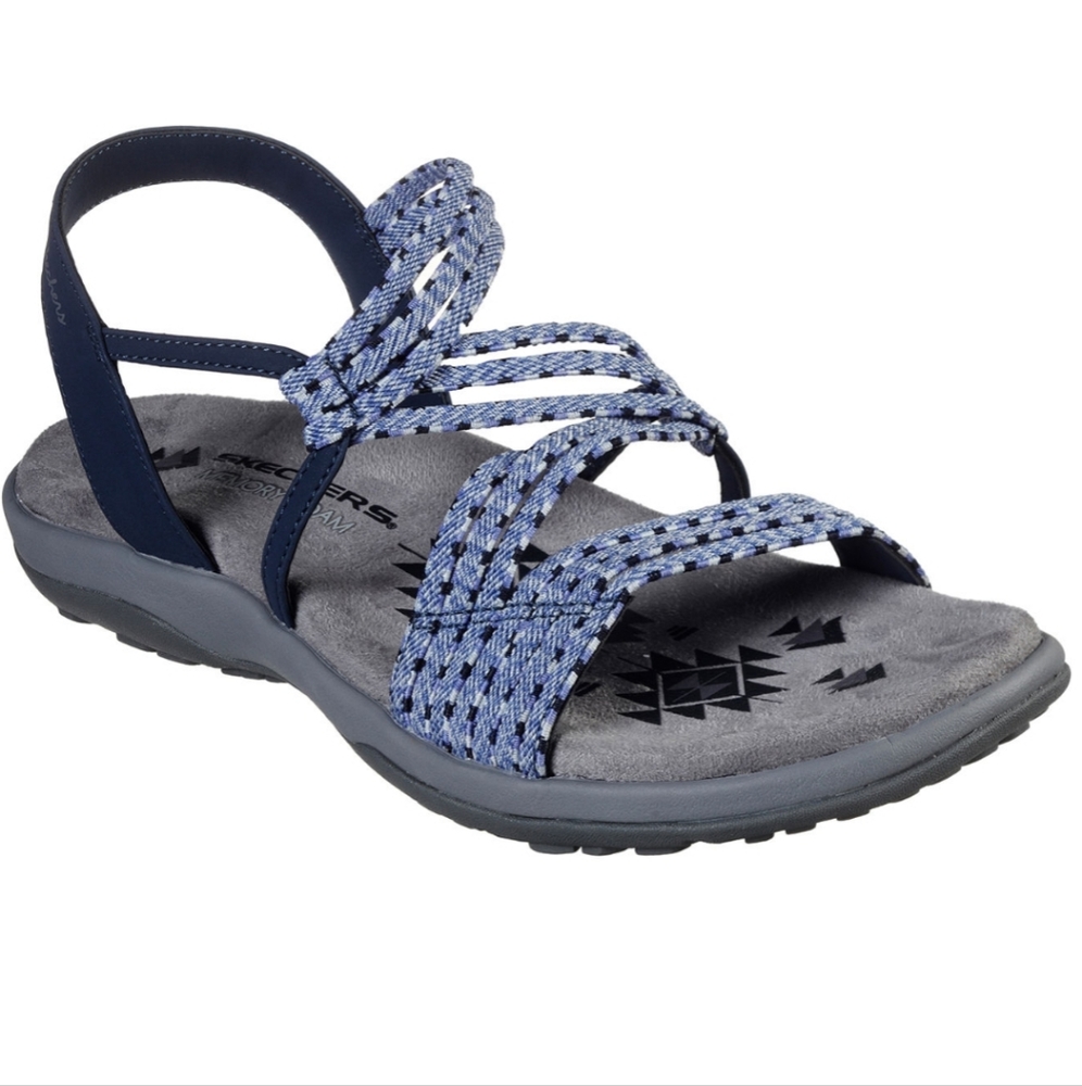 Skechers Womens Reggae Slim Strap Sandals size 6